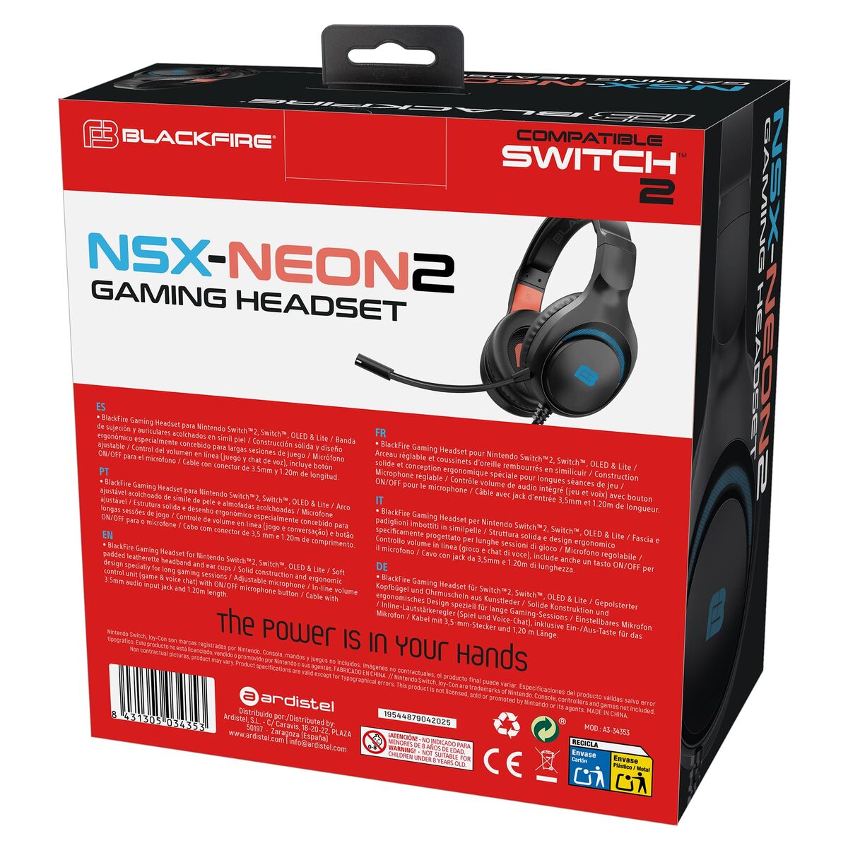 Căști Ardistel 5034353 Negru