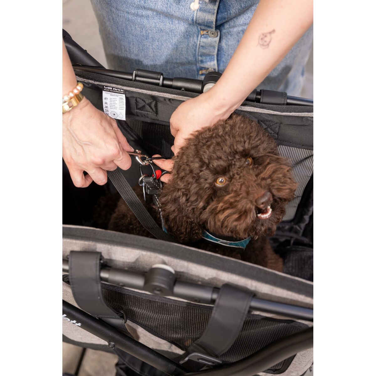 Cărucior de cumpărături Carlett CUBE P RUBY Roșu