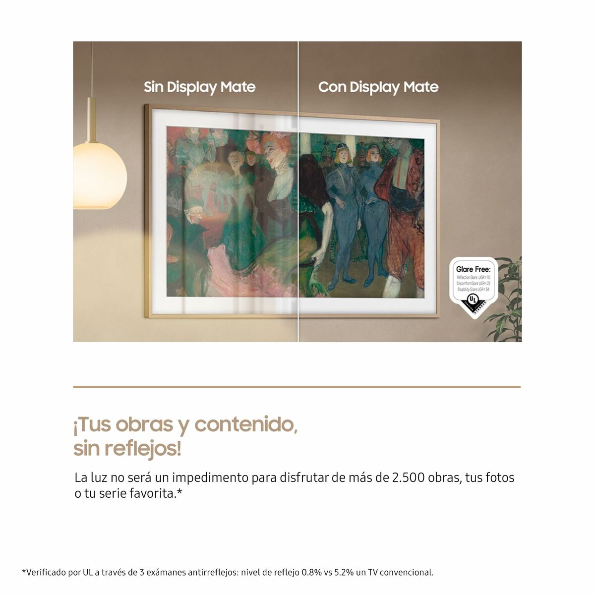 Smart TV Samsung TQ43LS03FAUXXC 43" 4K Ultra HD LED HDR QLED