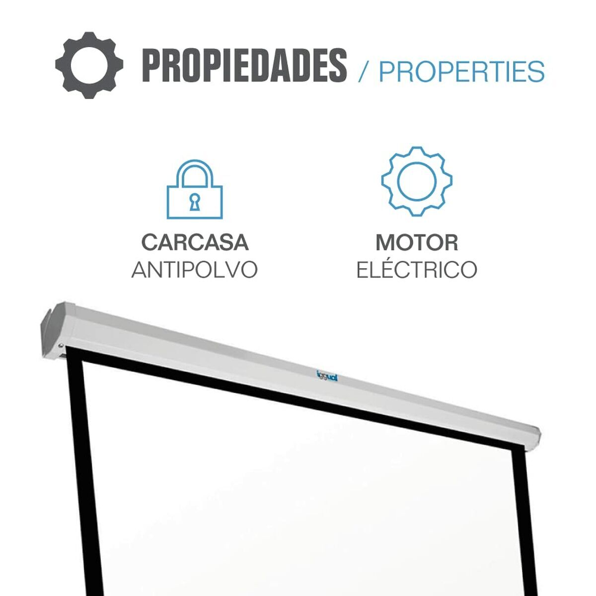 Ecran Electric Panoramic iggual PSIPS184 84"