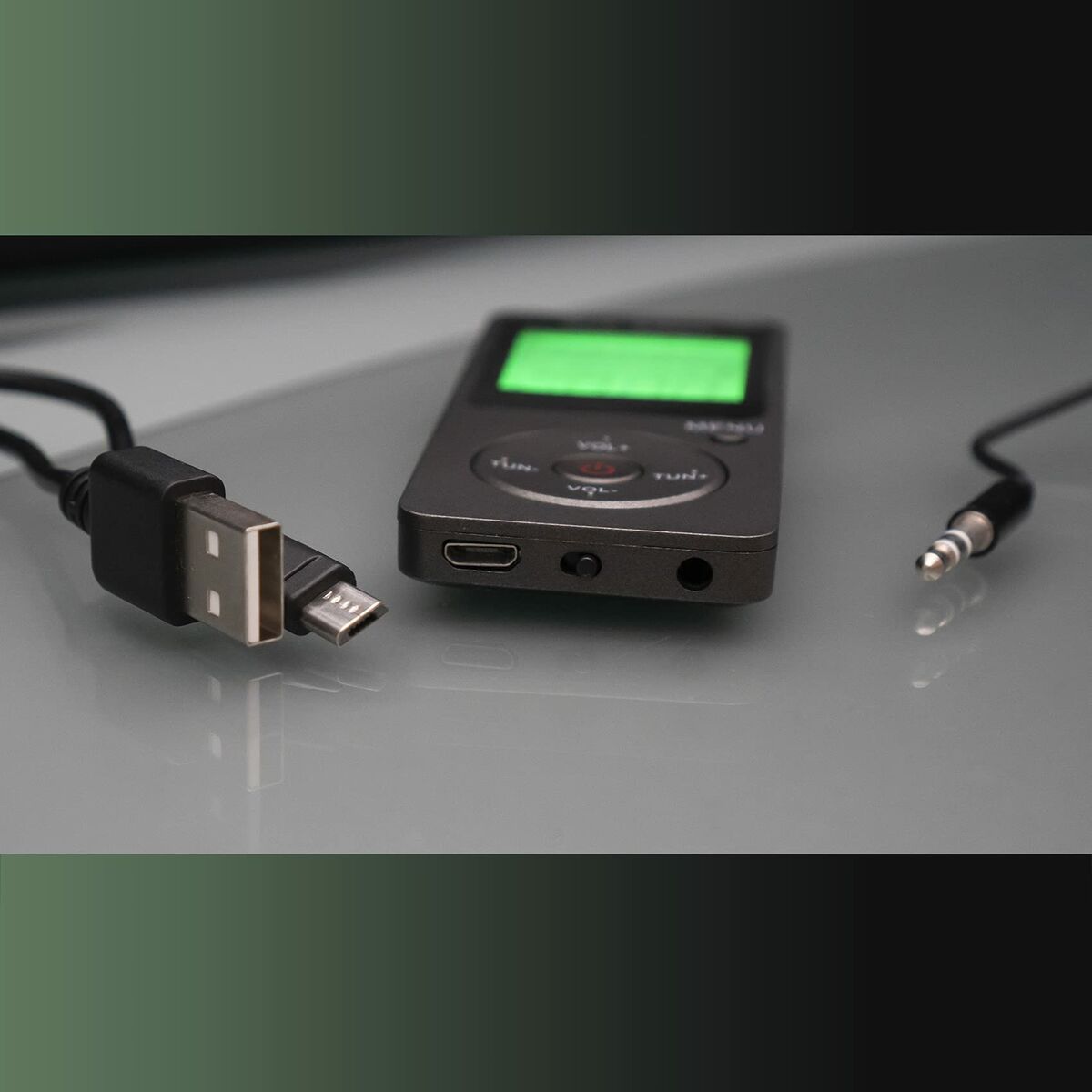 Radio Tranzistor ELBE RF-95 Gri închis Sportiv AM/FM