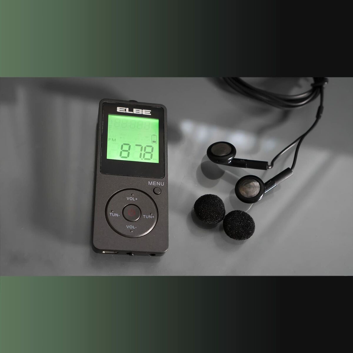 Radio Tranzistor ELBE RF-95 Gri închis Sportiv AM/FM