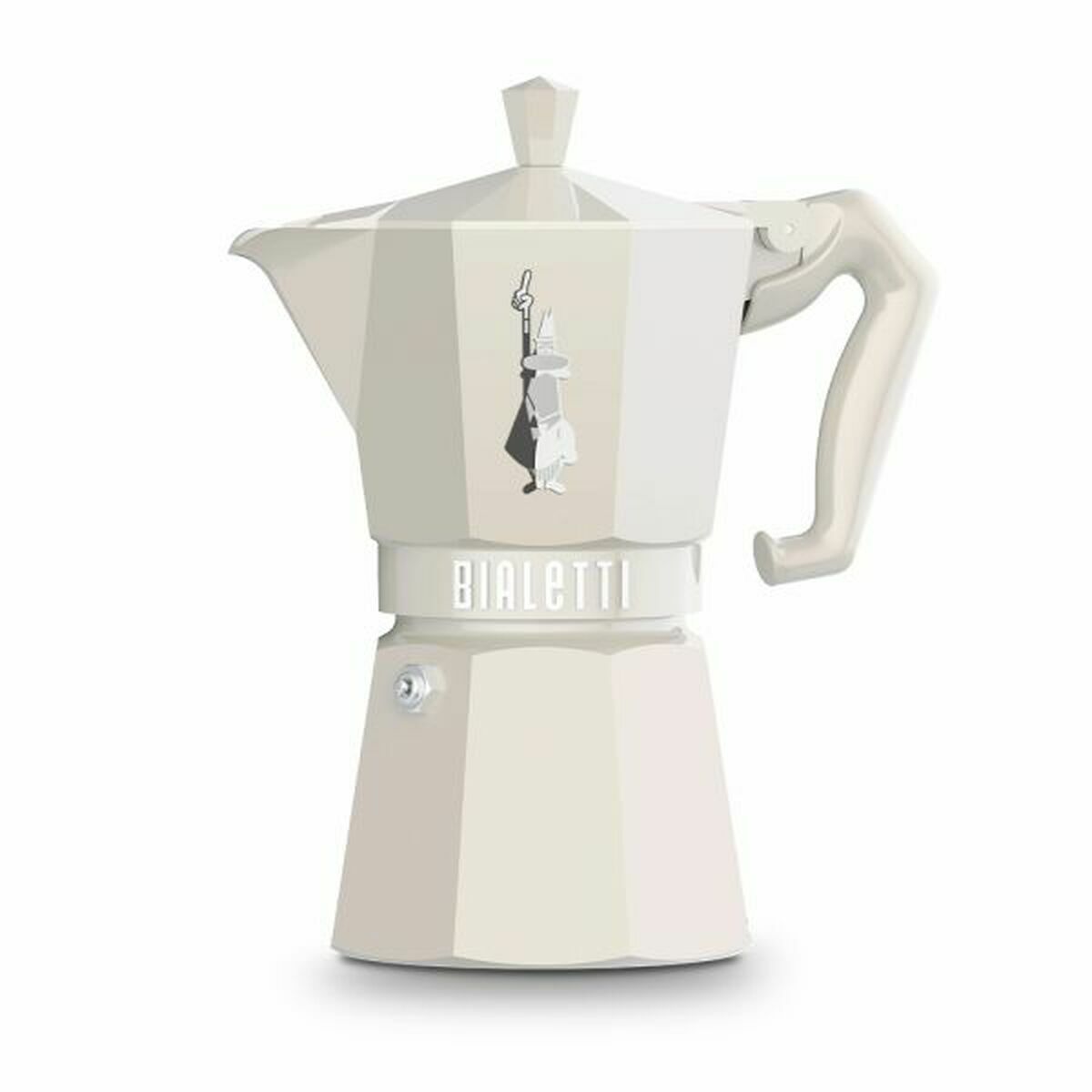 Cafetieră Italiană Bialetti MOKA EXCLUSIVE CREAM 6T Crem Aluminiu 6 Cești