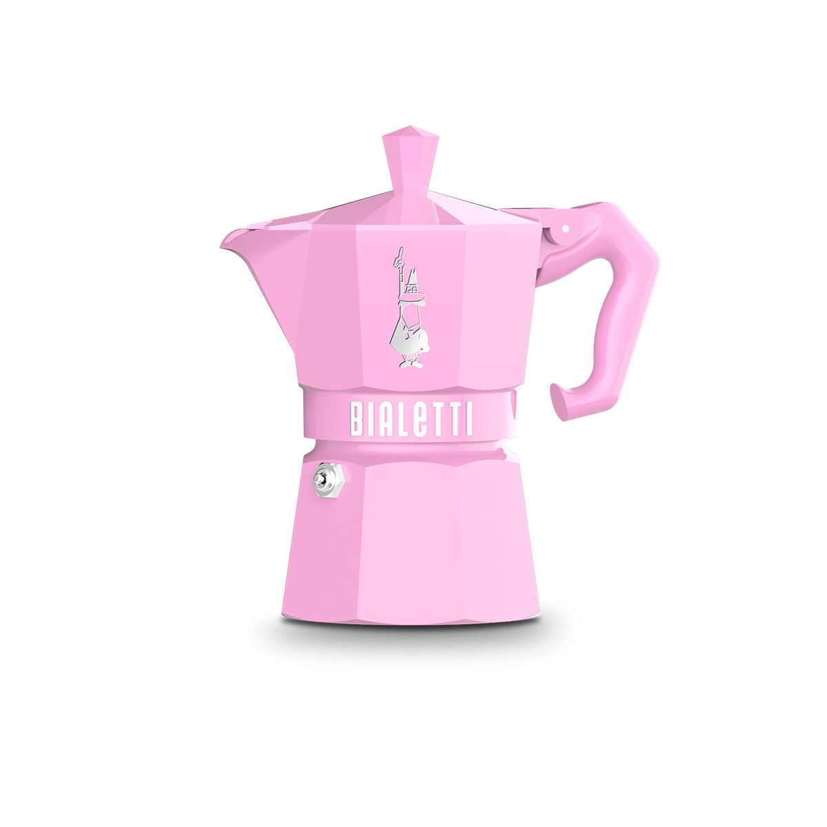Cafetieră Italiană Bialetti MOKA EXCLUSIVE 3T Roz Aluminiu Plastic Bachelită 3 Hrníčky