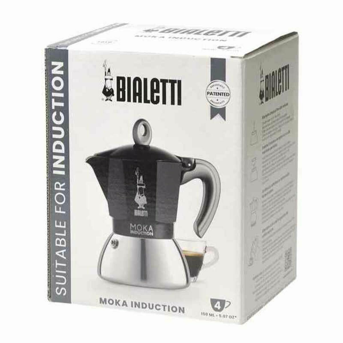 Cafetieră Italiană Bialetti 0006934/NP Negru Aluminiu