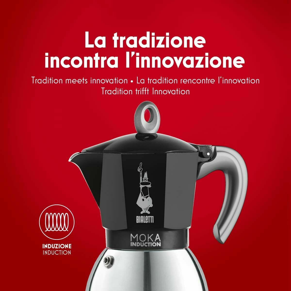Cafetieră Italiană Bialetti 0006934/NP Negru Aluminiu