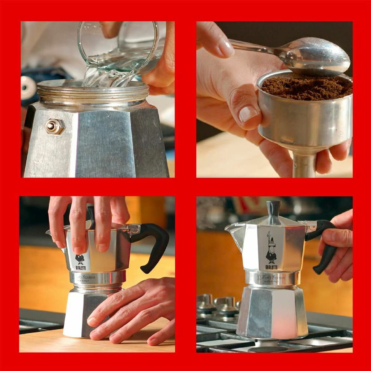 Cafetieră Italiană Bialetti 0001162 Argintiu Metal