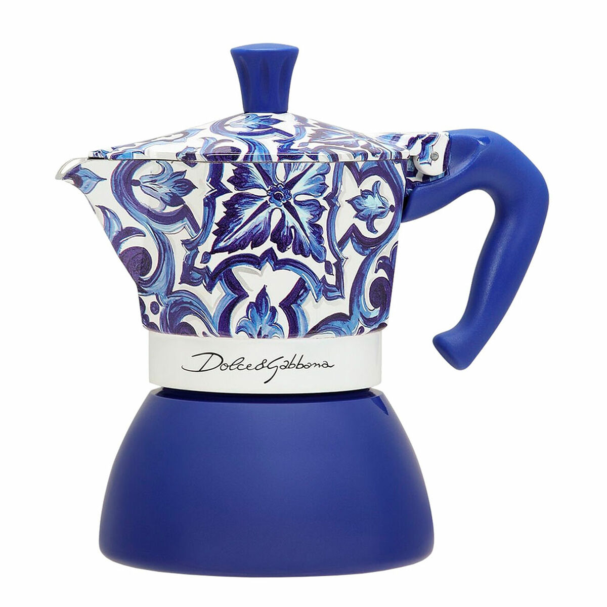 Cafetieră Italiană Bialetti D&G BLU MEDI 4T 150 ml Albastru Oțel inoxidabil 4 Hrníčky