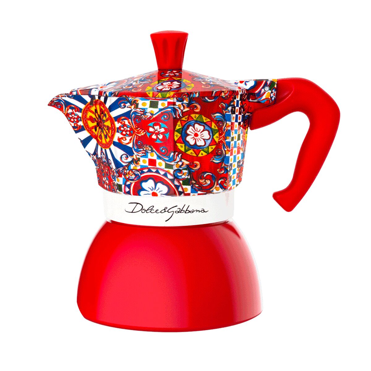 Cafetieră Italiană Bialetti D&G RED 4T Roșu Oțel inoxidabil 4 Hrníčky