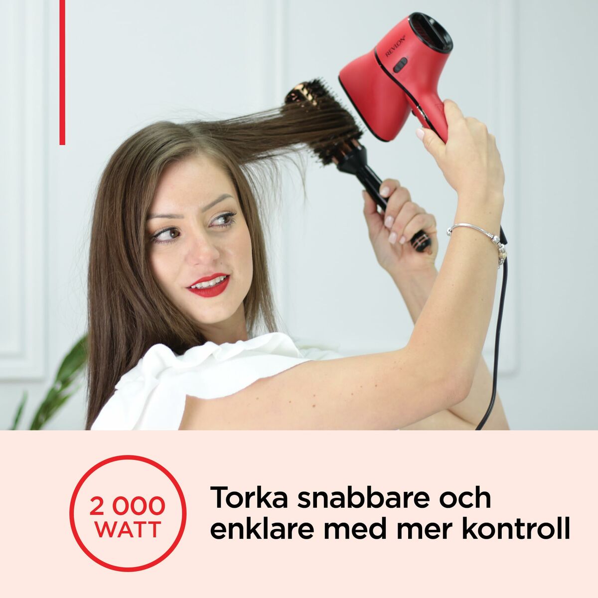Uscător de Păr Revlon RVDR5320E Roșu 2000 W