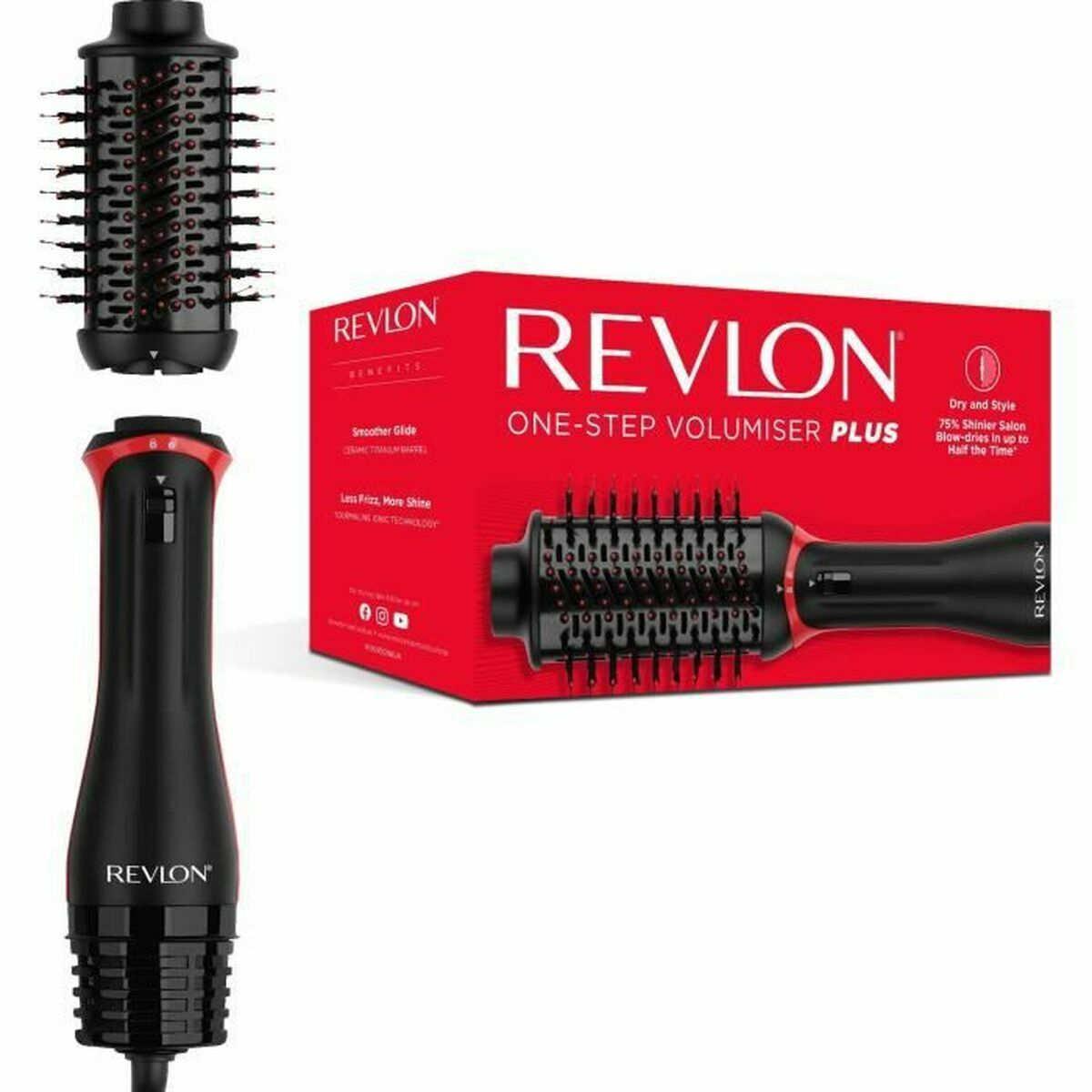 Ondulator de Păr Revlon RVDR5298EONE Negru