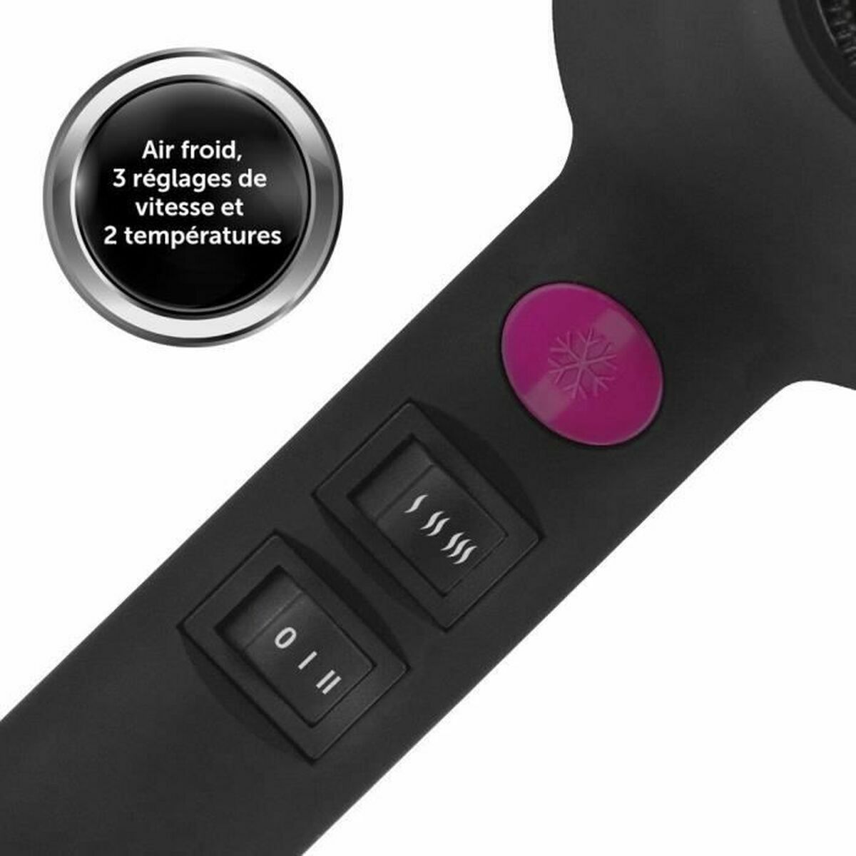 Uscător de Păr Revlon RVDR5251E Negru 2000 W