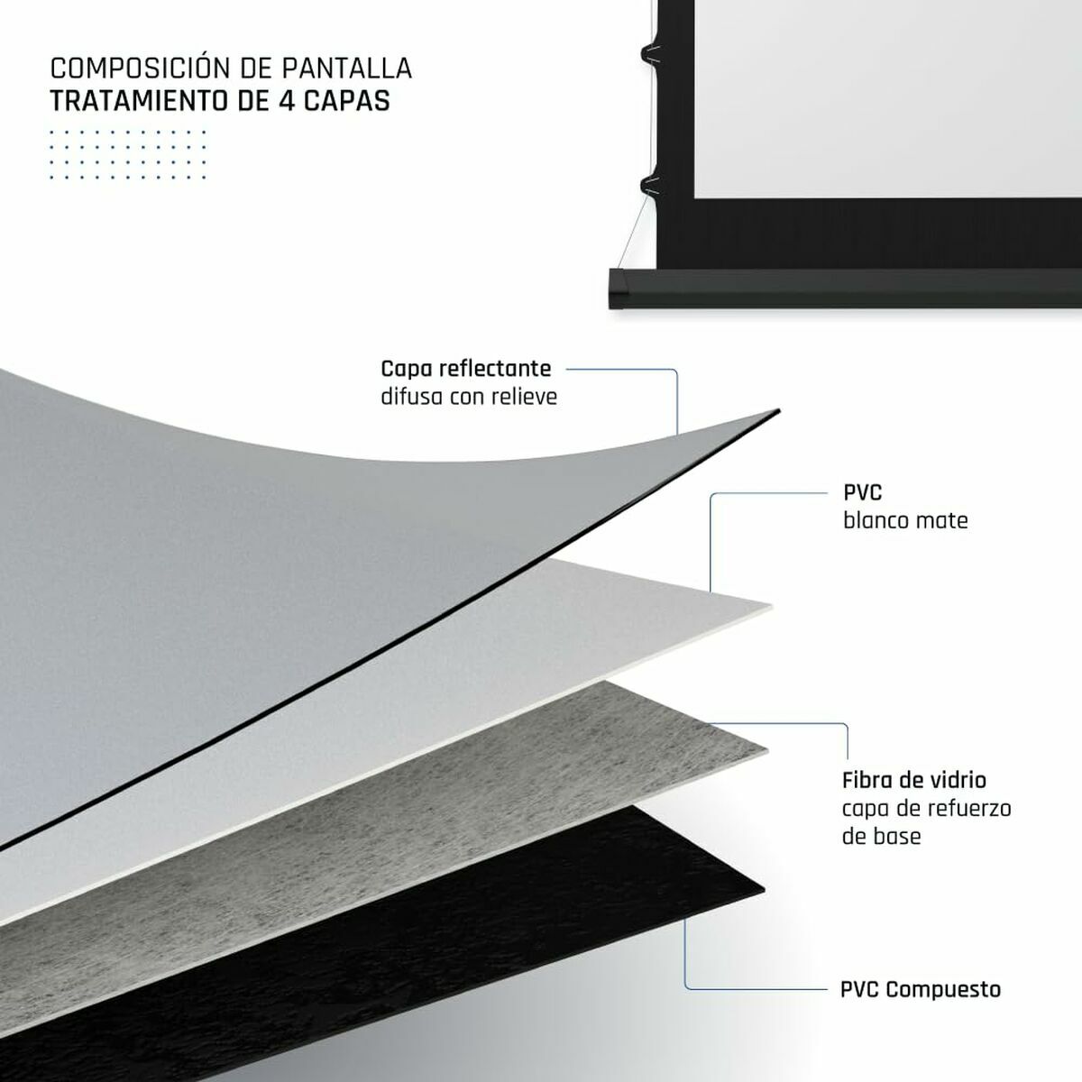 Ecran Electric de Perete iggual IGG319680 92"