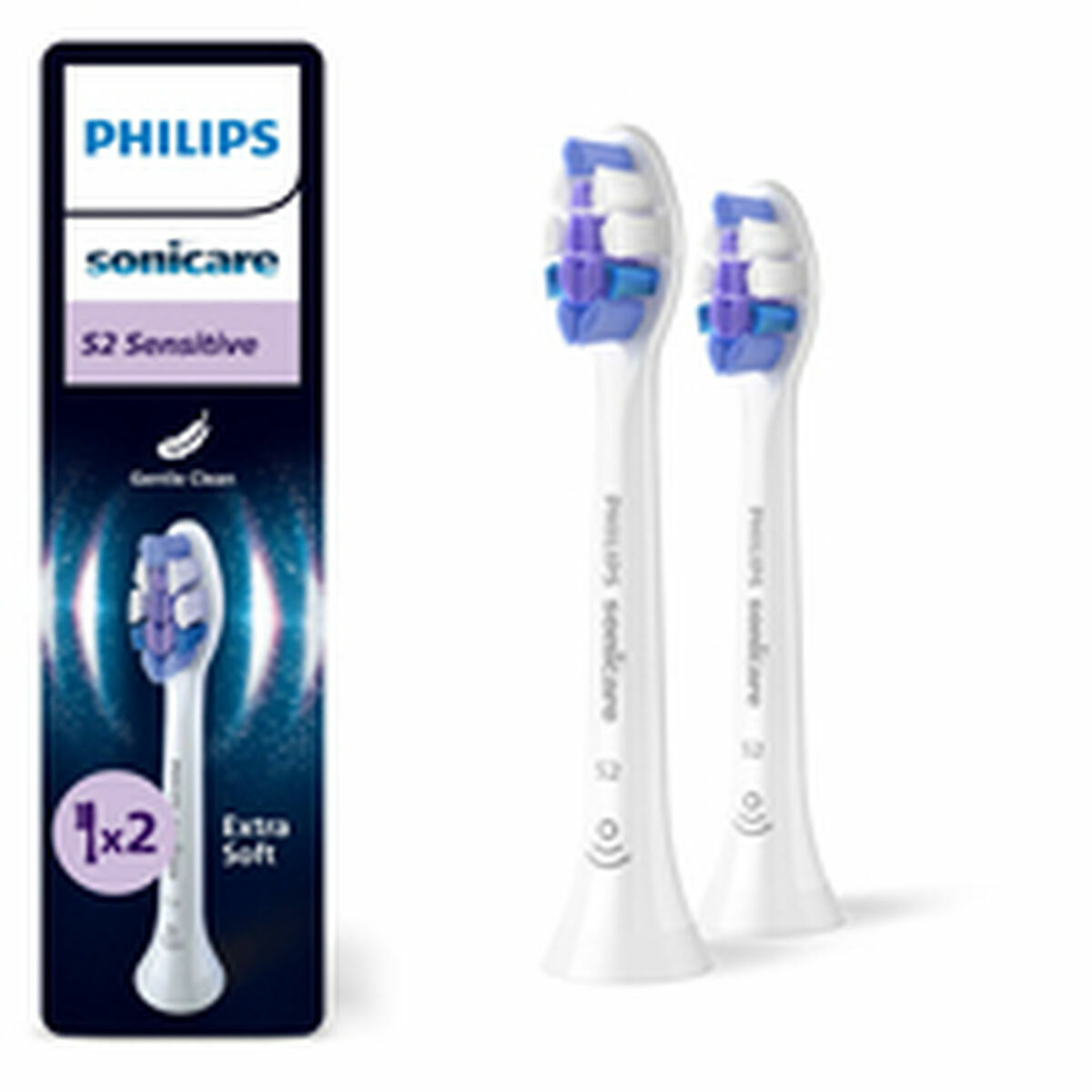 Cap de Schimb Philips OPTIMALWHITEHX6062/87PACKDE2CA (2 Unități)
