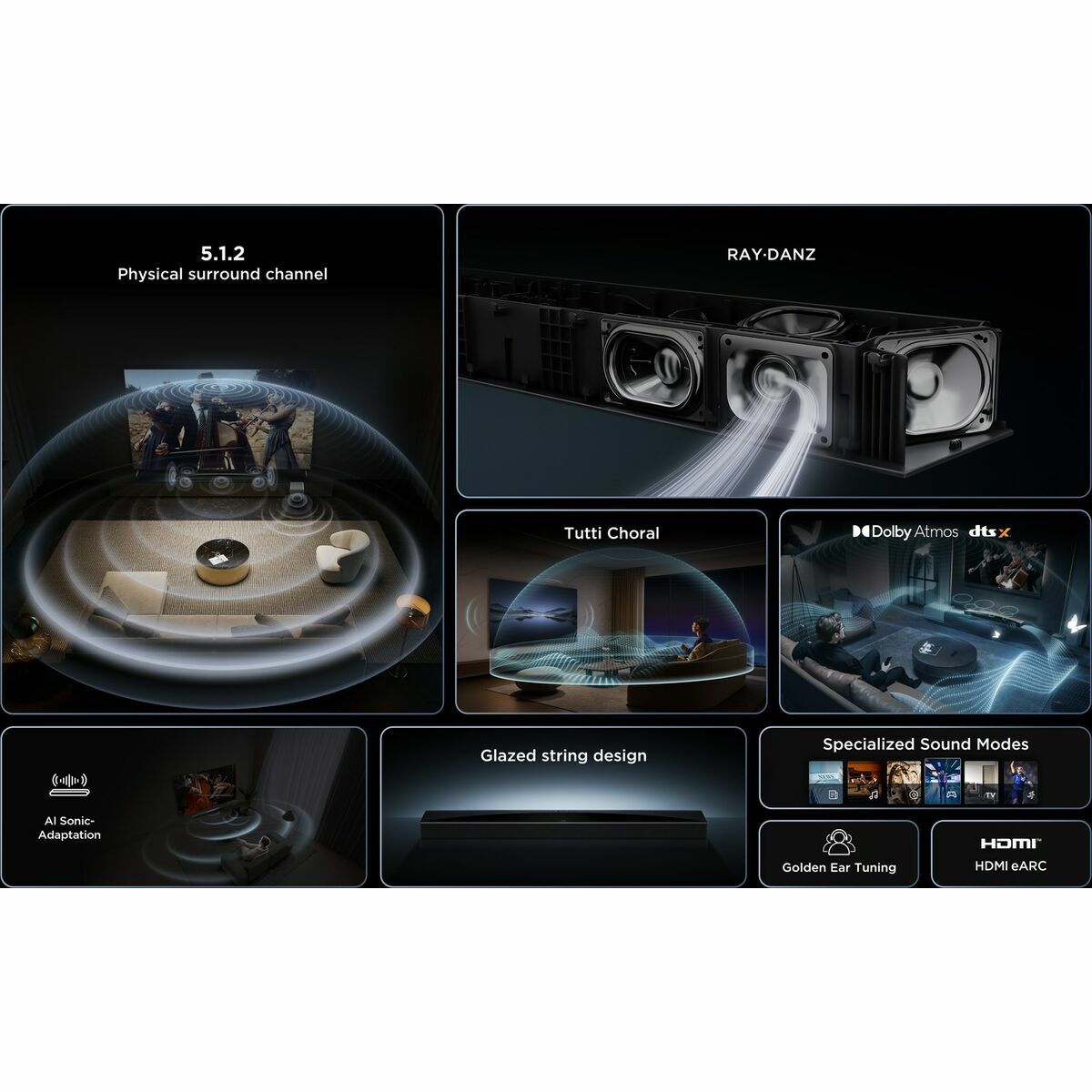 Bară de Sunet TCL Q75HE 30 W 620 W