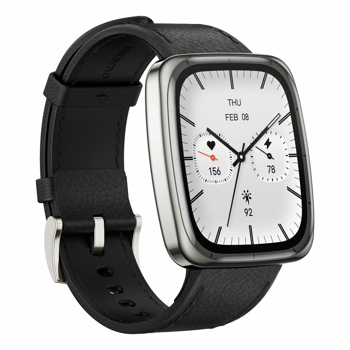 Smartwatch Amazfit ACTIVE 2 SQUARE Negru Oțel 1,75"