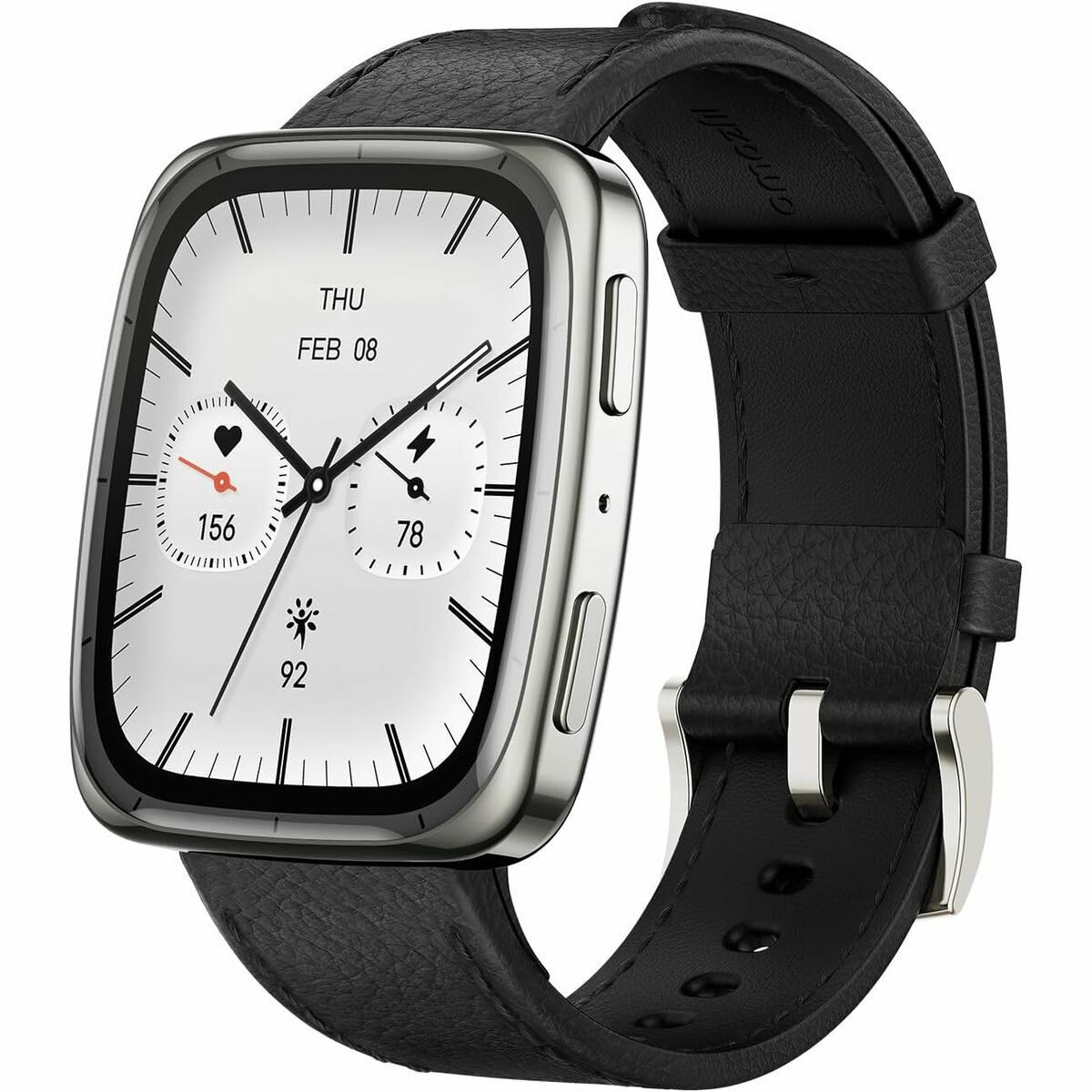Smartwatch Amazfit ACTIVE 2 SQUARE Negru Oțel 1,75"