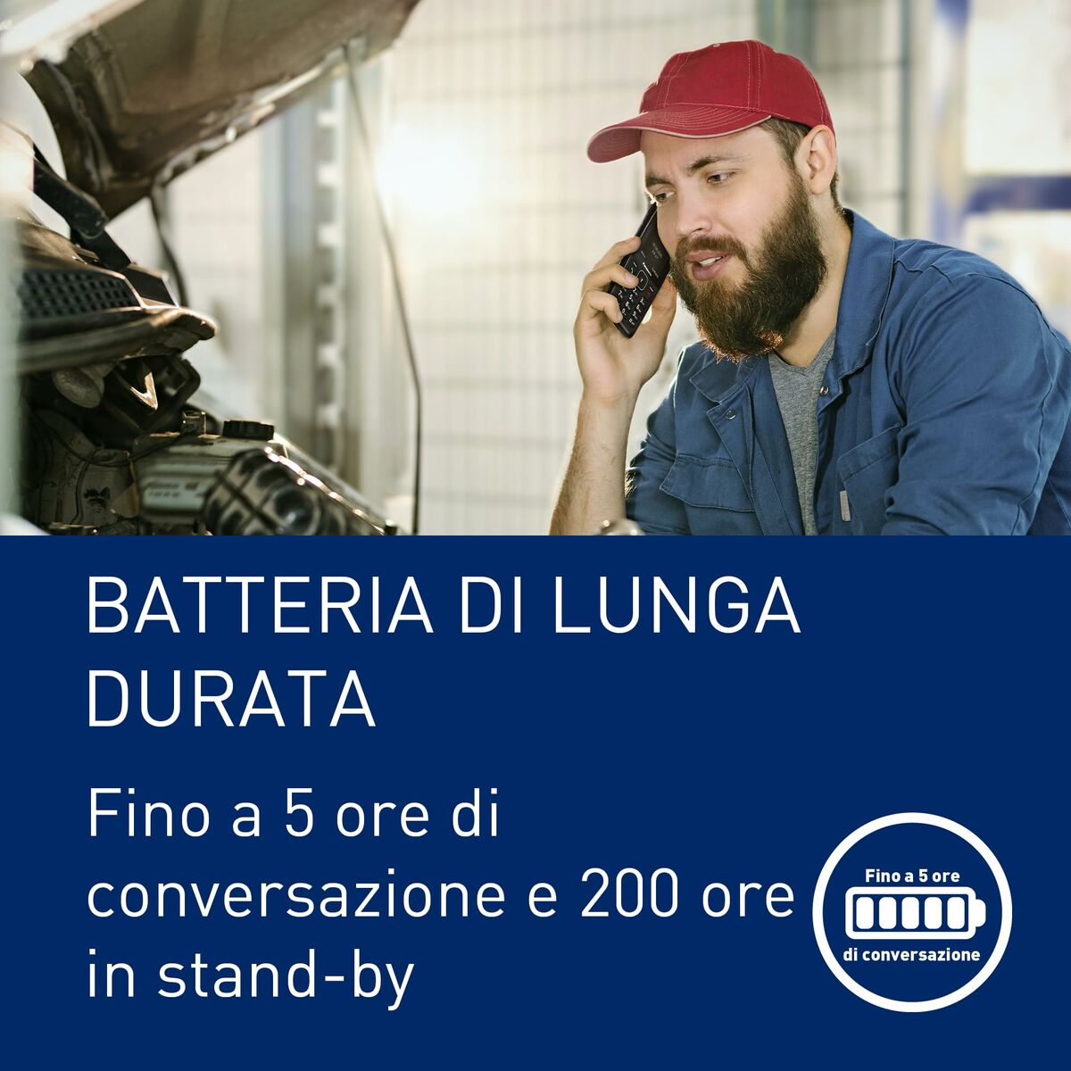 Telefon Mobil pentru Persoane Vârstnice Panasonic KX-TF400EXB