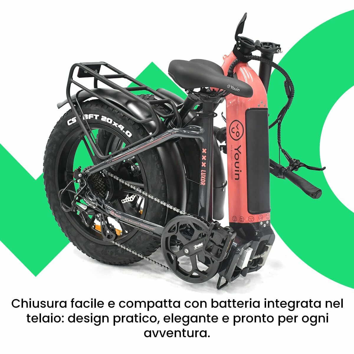 Bicicletă Electrică Youin BK1716 LUXOR II Coral 250 W