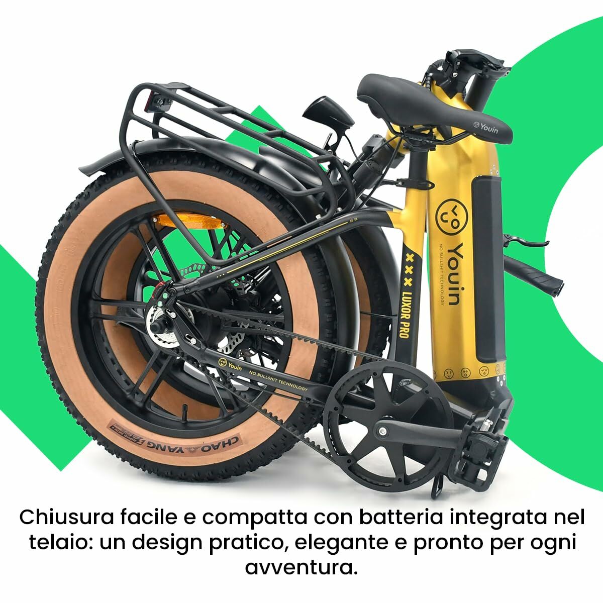Bicicletă Electrică Youin BK1750 LUXOR II PRO A/N Galben 250 W