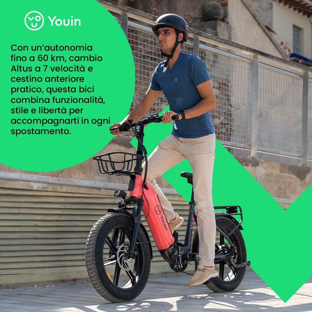 Bicicletă Electrică Youin BK1750 LUXOR II PRO A/N Galben 250 W