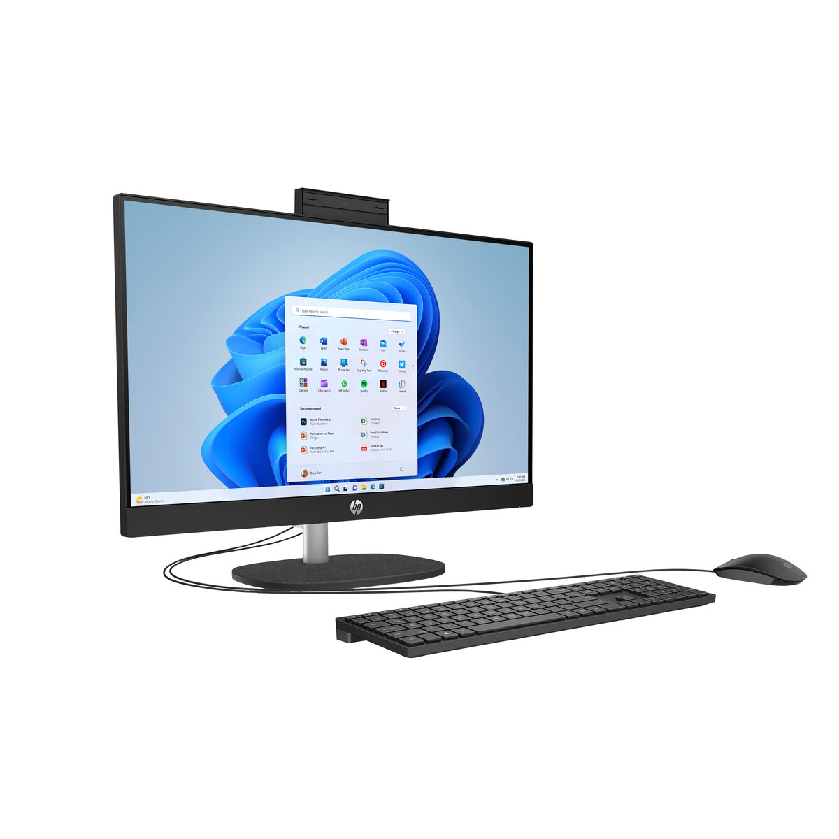 All in One HP 24 CR0075NS 23,8" I3-1315U 8 GB RAM 512 GB SSD Qwerty Spaniolă