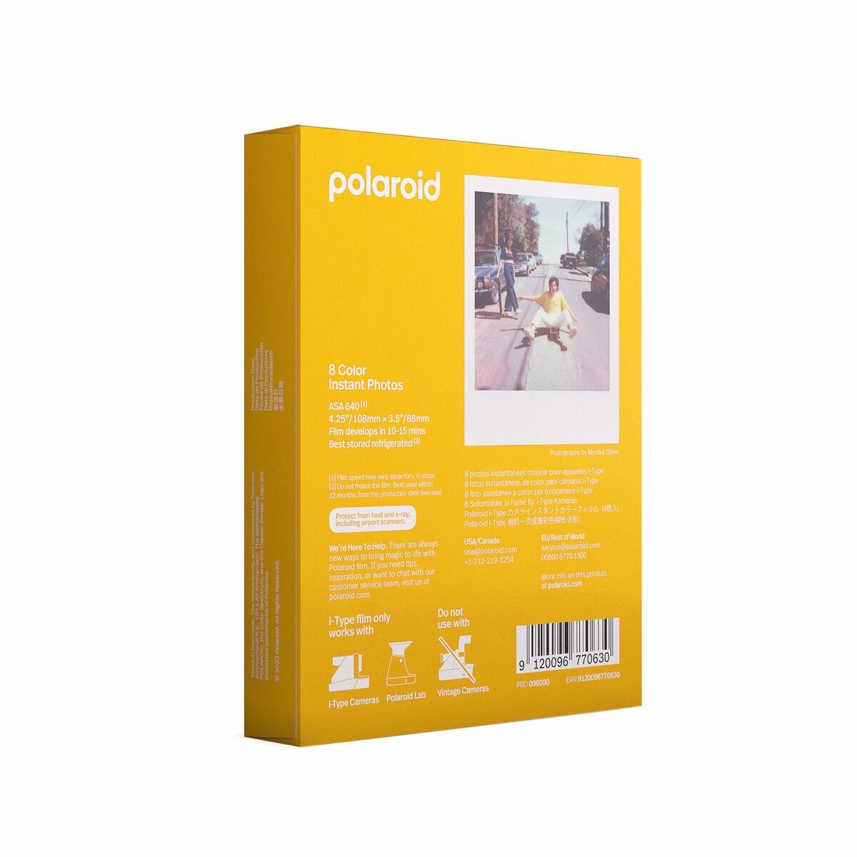 Film Fotografic Instantaneu Polaroid Film i-Type Colorat(ă