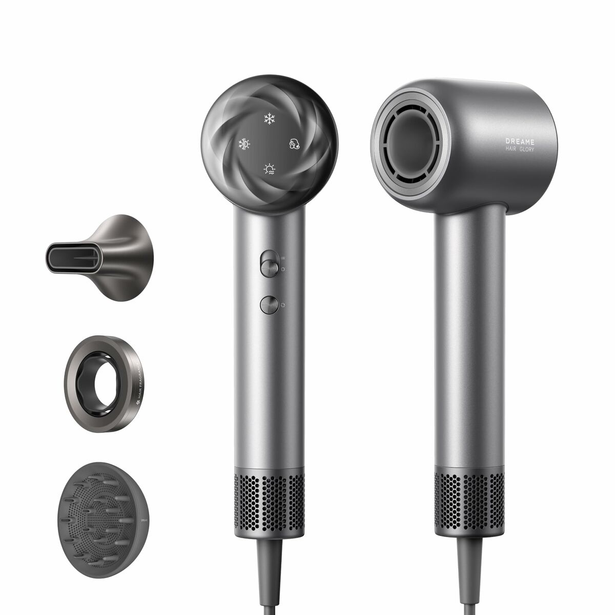 Uscător de Păr Dreame Glory Mix 1600 W Negru, Ionic, Protecție Supraîncălzire