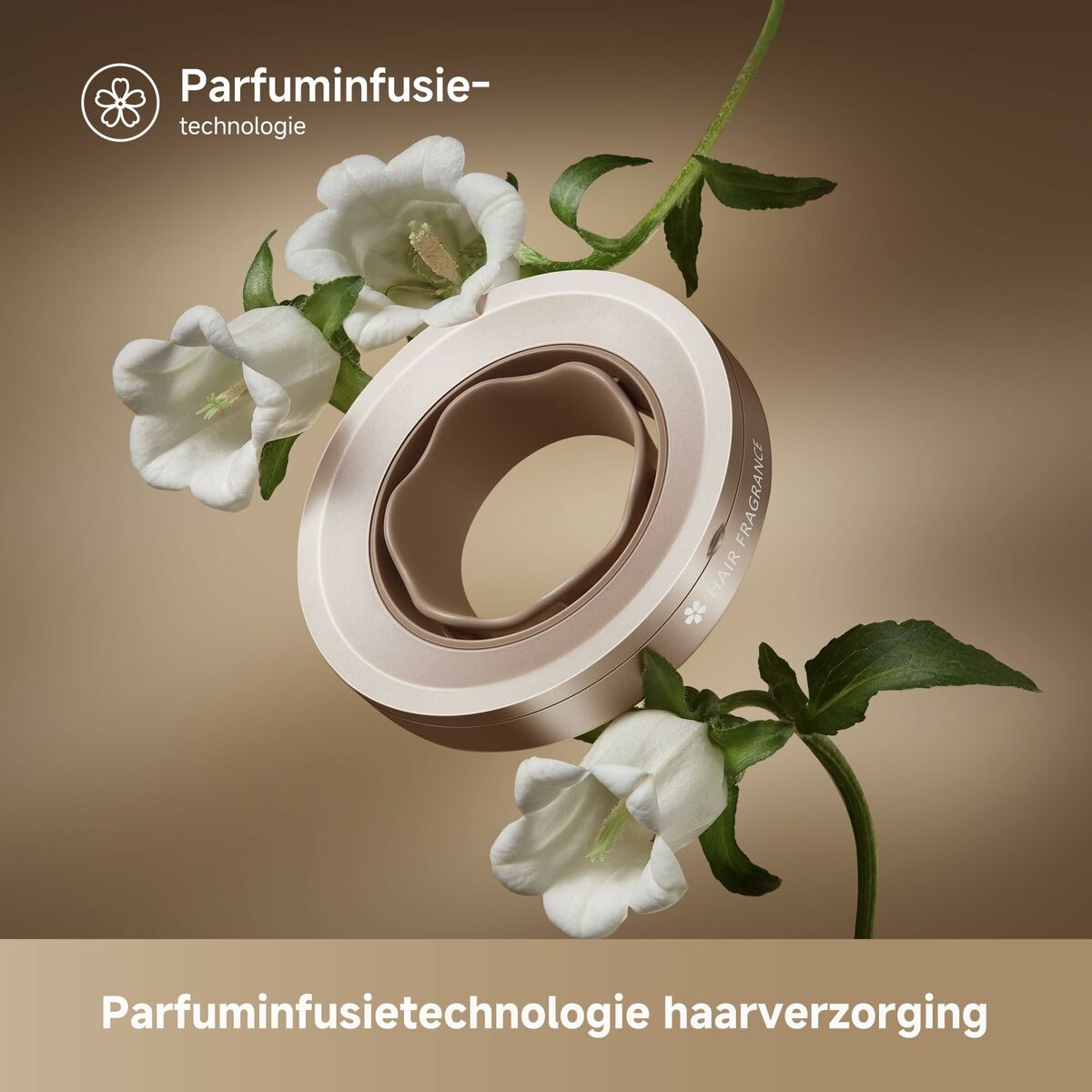 Dreame Uscător de Păr Glory Mix 1600W Ionic, 3 Duze Magnetice, Auriu