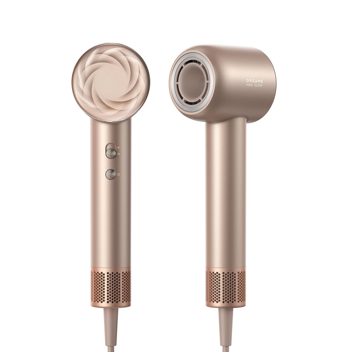 Dreame Uscător de Păr Glory Mix 1600W Ionic, 3 Duze Magnetice, Auriu