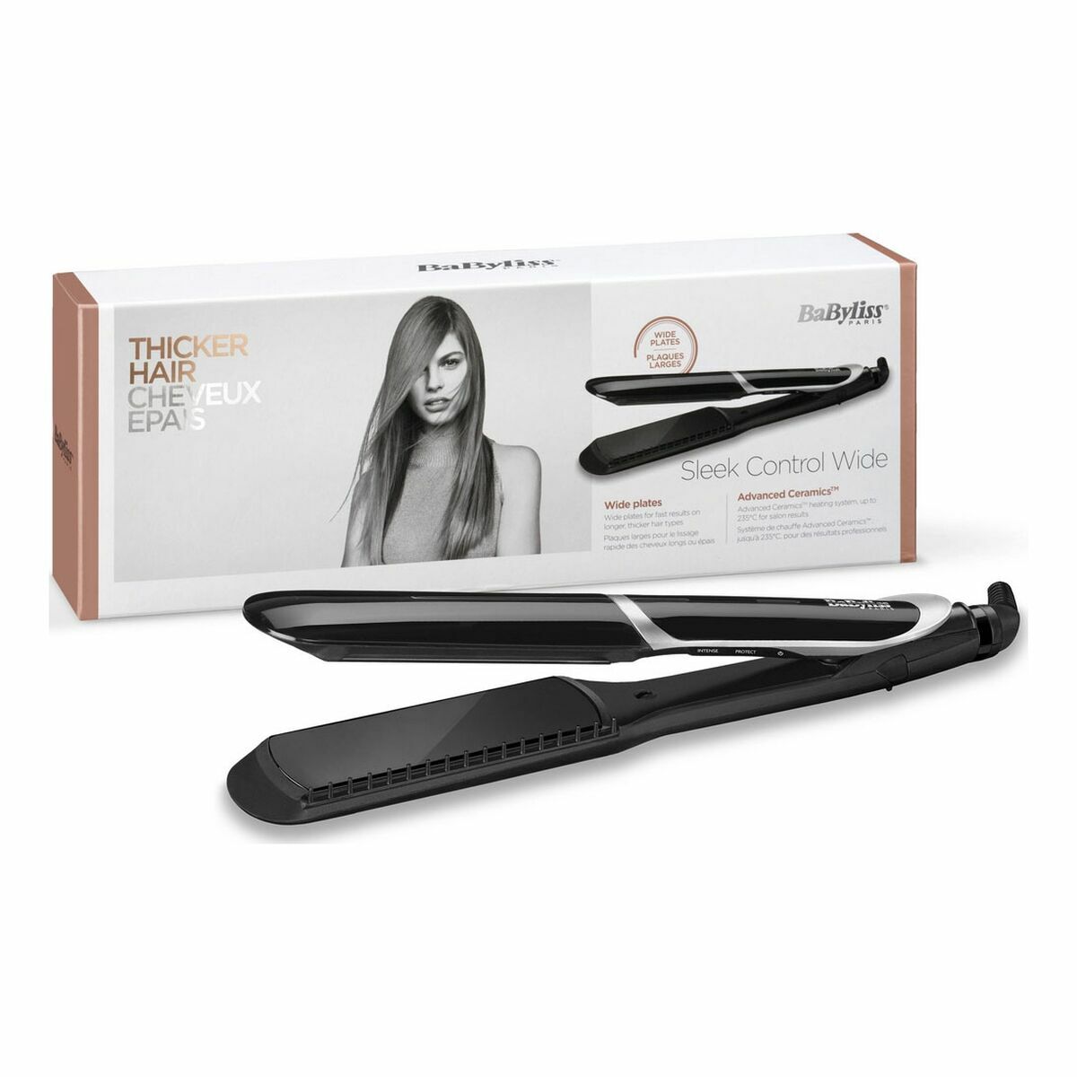 Placă de Păr Babyliss ST397E Negru