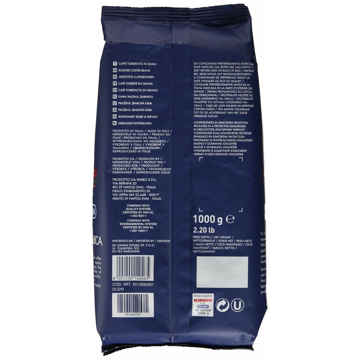 Cafea din boabe întregi De'Longhi
