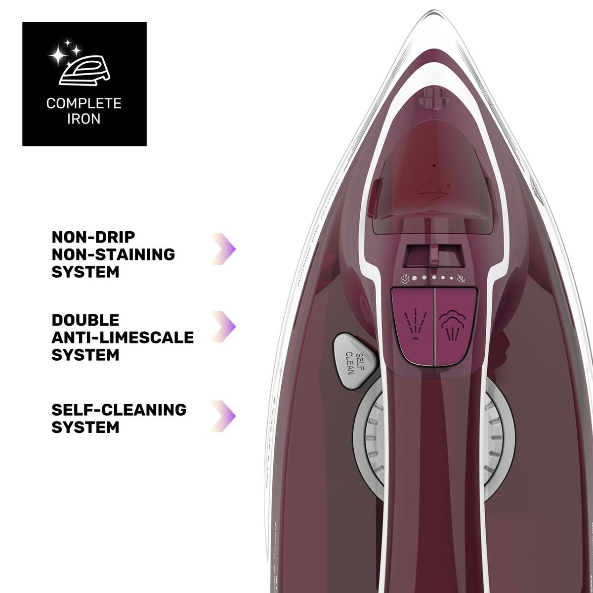 Fier de Călcat cu Abur Taurus 918979000 3000 W