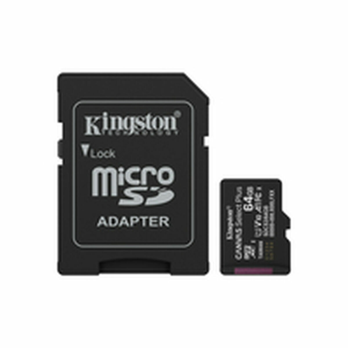 Card de Memorie Micro SD cu Adaptor Kingston SDCS3/64GB 64 GB