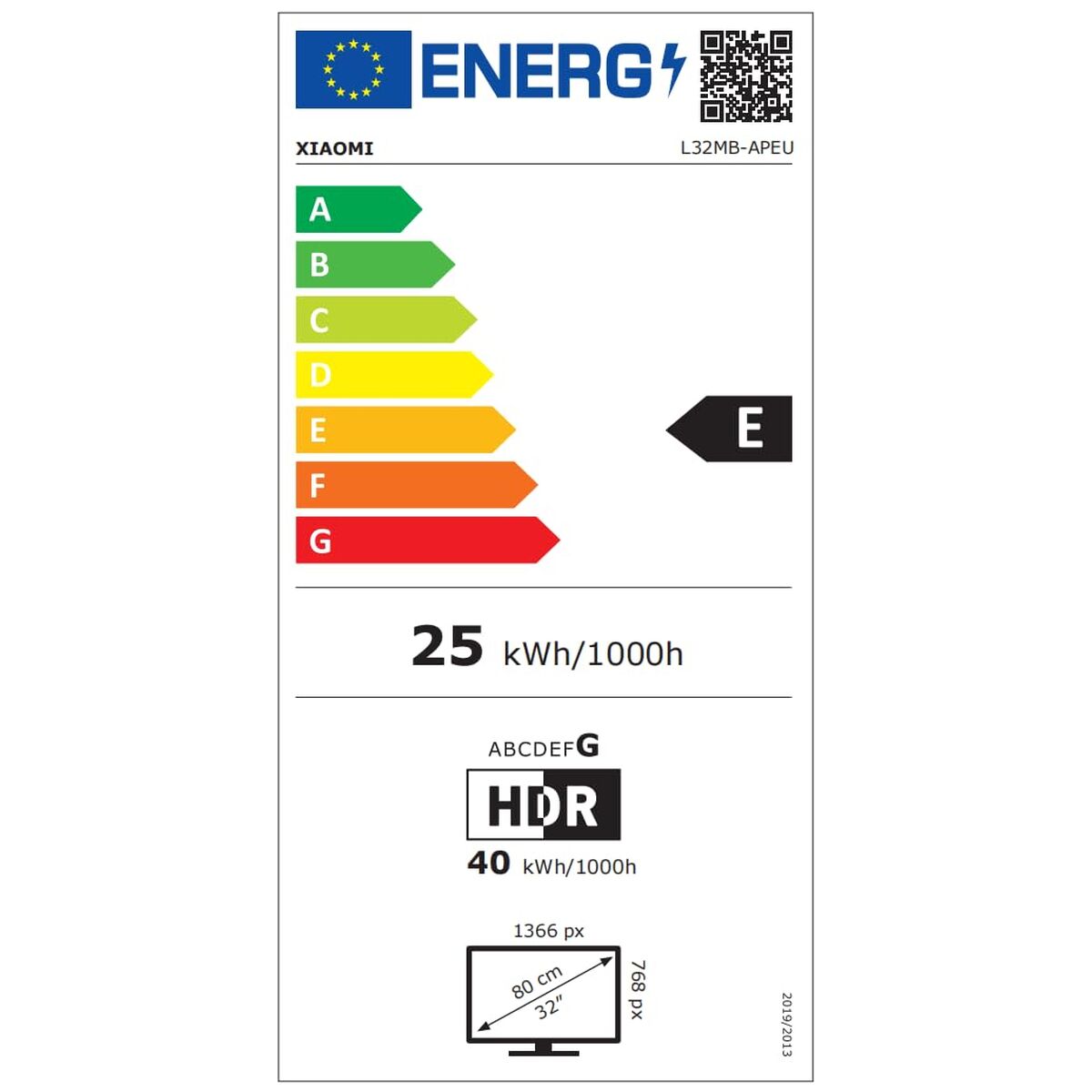 Smart TV Xiaomi A PRO 2026 32" HD QLED