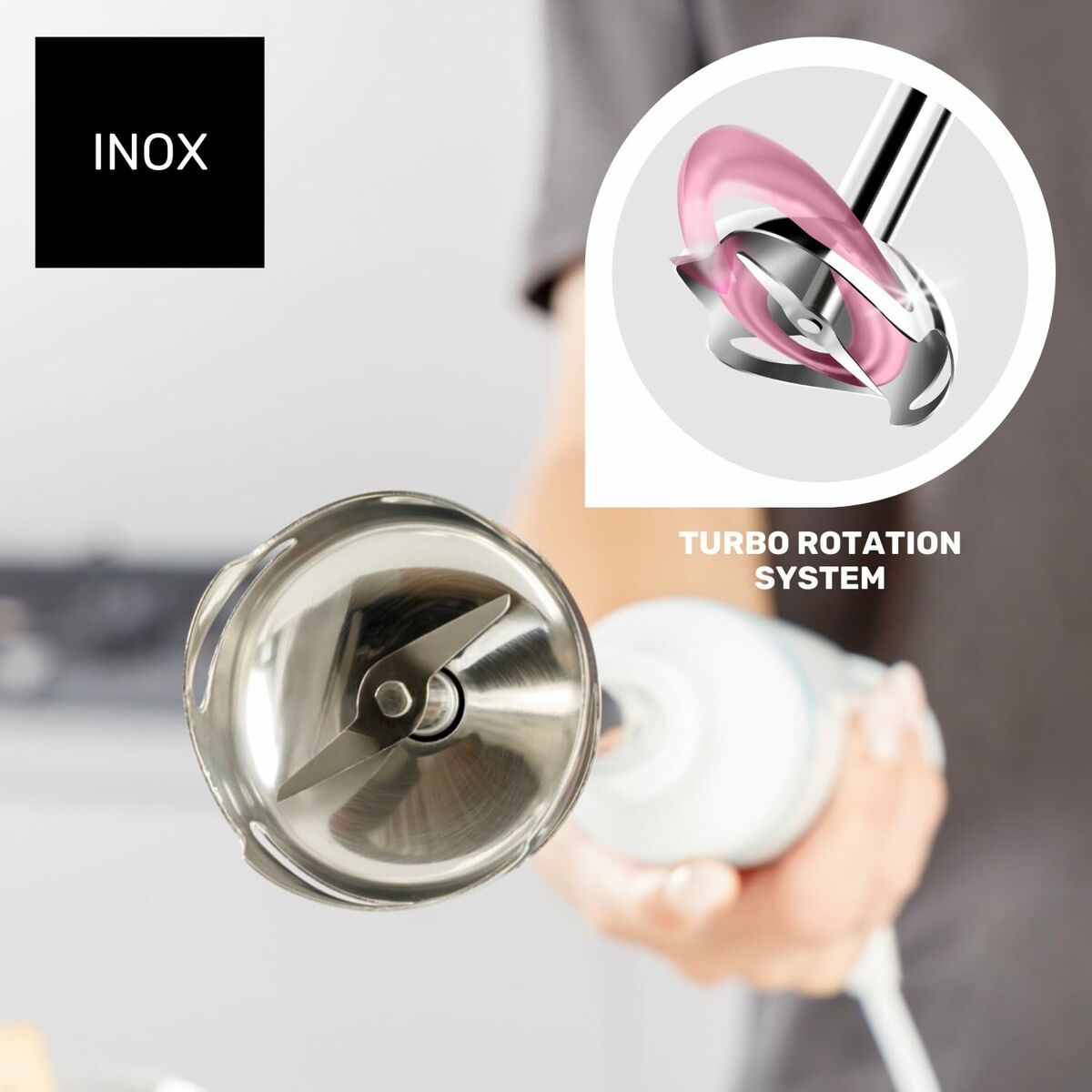 Mixer Manual Taurus ROBOT 1000 X Negru 1000 W