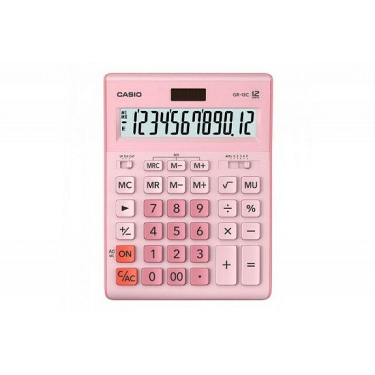Calculator Casio GR-12C Negru Plastic