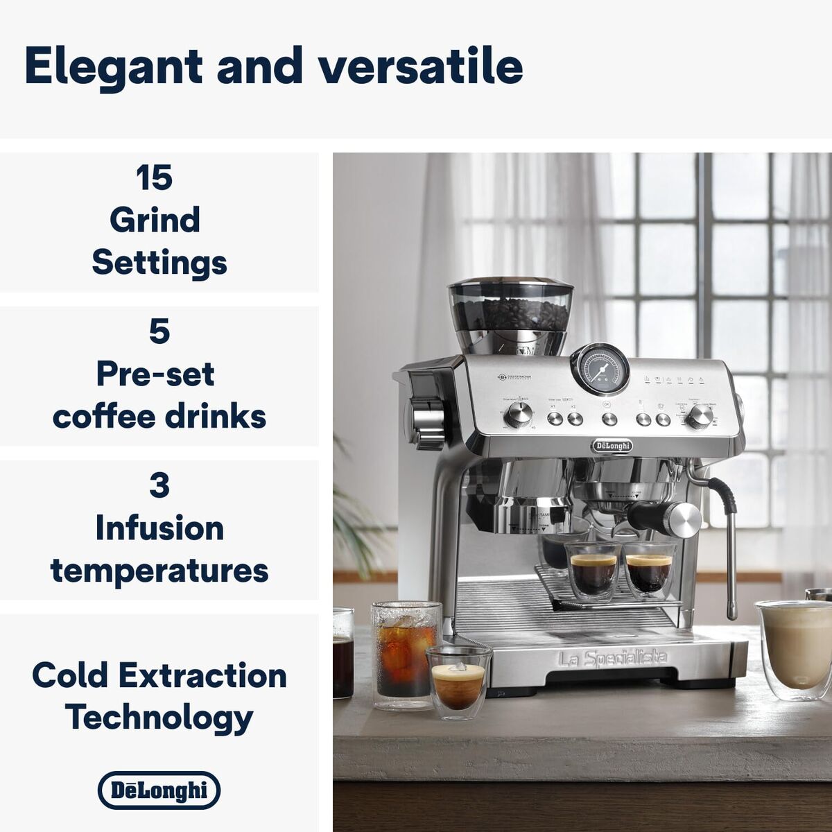 Cafetieră Electrică DeLonghi LASPECIALISTAOPERAEC9555.M