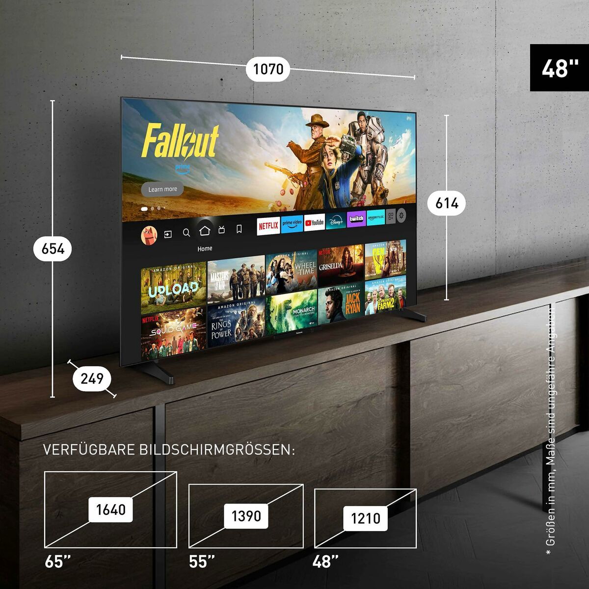 Smart TV Panasonic TV48Z80BEZ   48 4K Ultra HD 48" HDR OLED