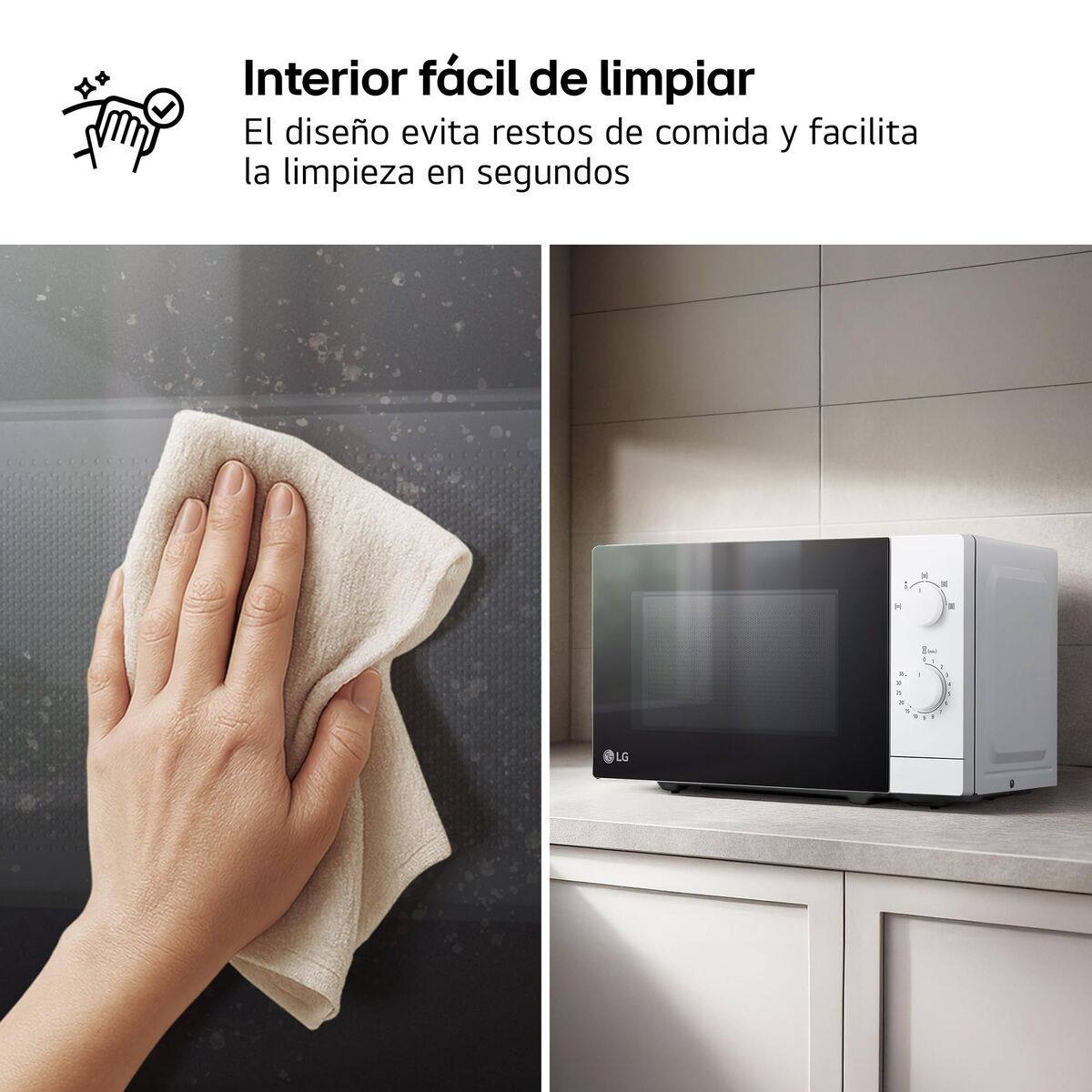 Cuptor cu microunde cu Grill LG Negru 20 L 700 W