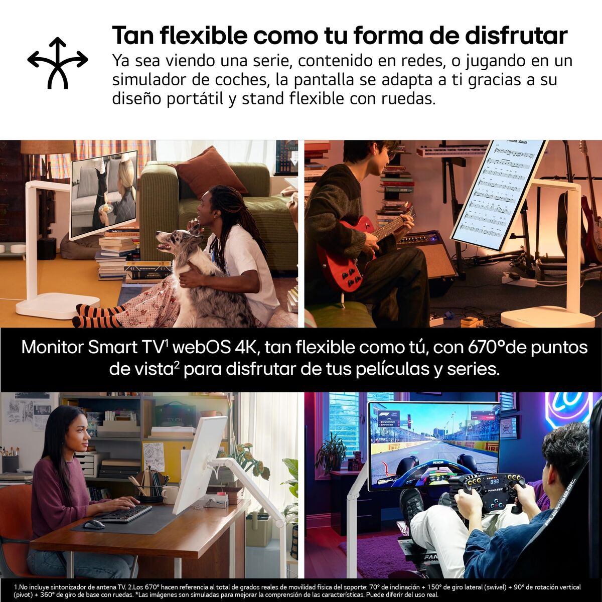 Monitor LG 32U721SAW-W.EEU 4K Ultra HD 32"