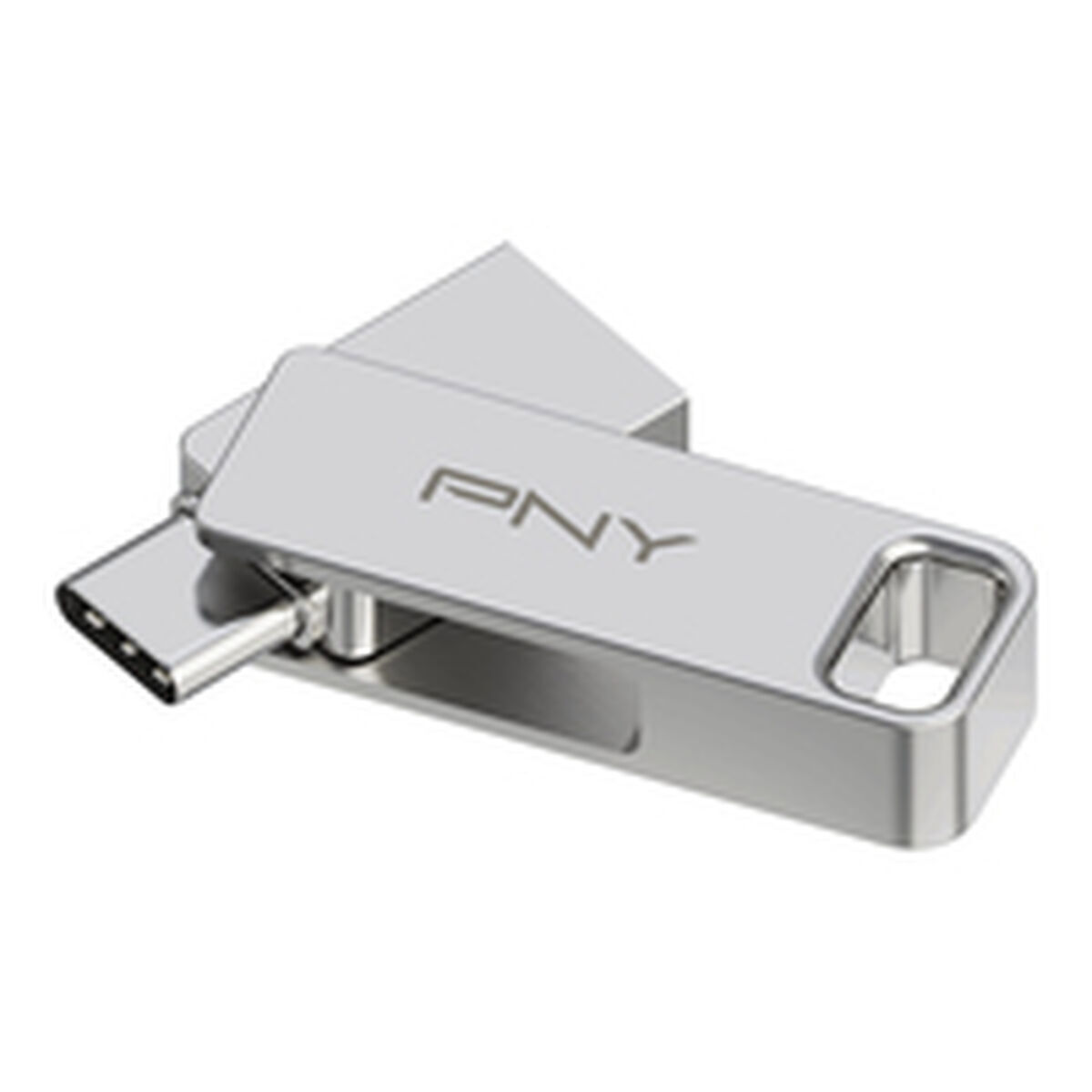 Memorie USB PNY PFDI64GDULINKTYCG Argintiu Oțel 64 GB