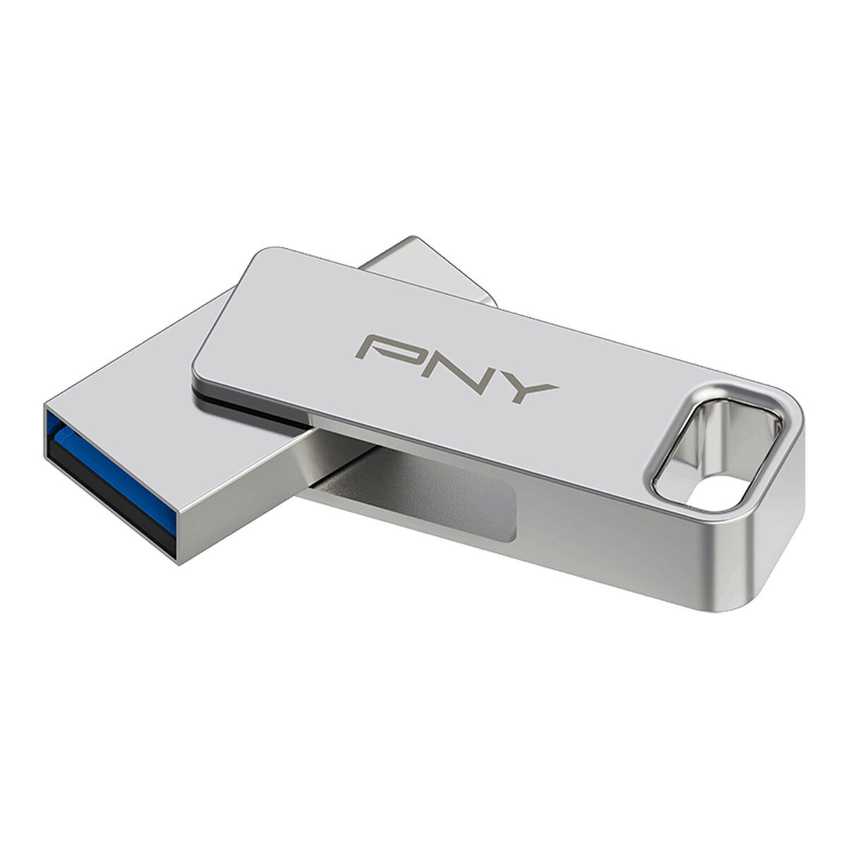 Memorie USB PNY PFDI64GDULINKTYCG Argintiu Oțel 64 GB
