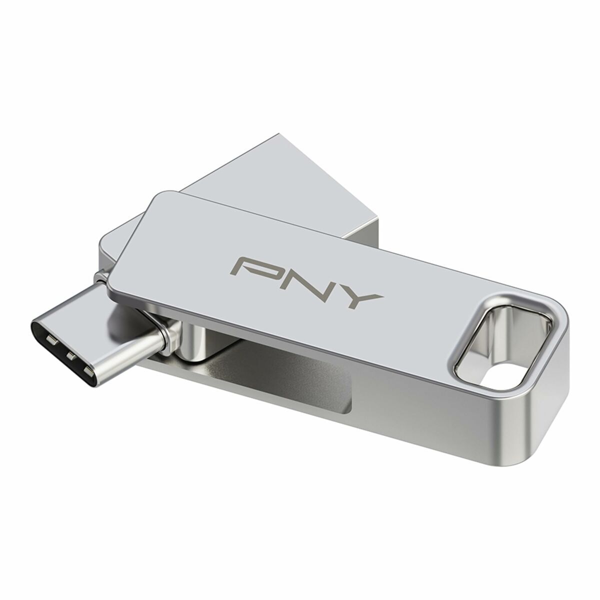 Memorie USB PNY PFDI64GDULINKTYCG Argintiu Oțel 64 GB