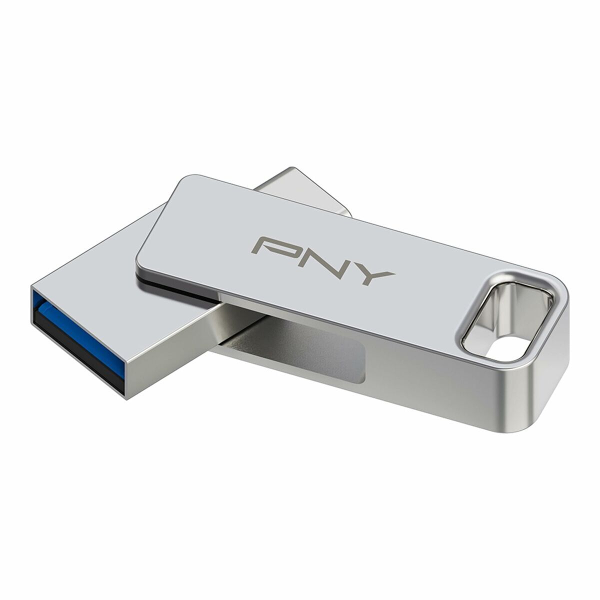 Memorie USB PNY PFDI64GDULINKTYCG Argintiu Oțel 64 GB