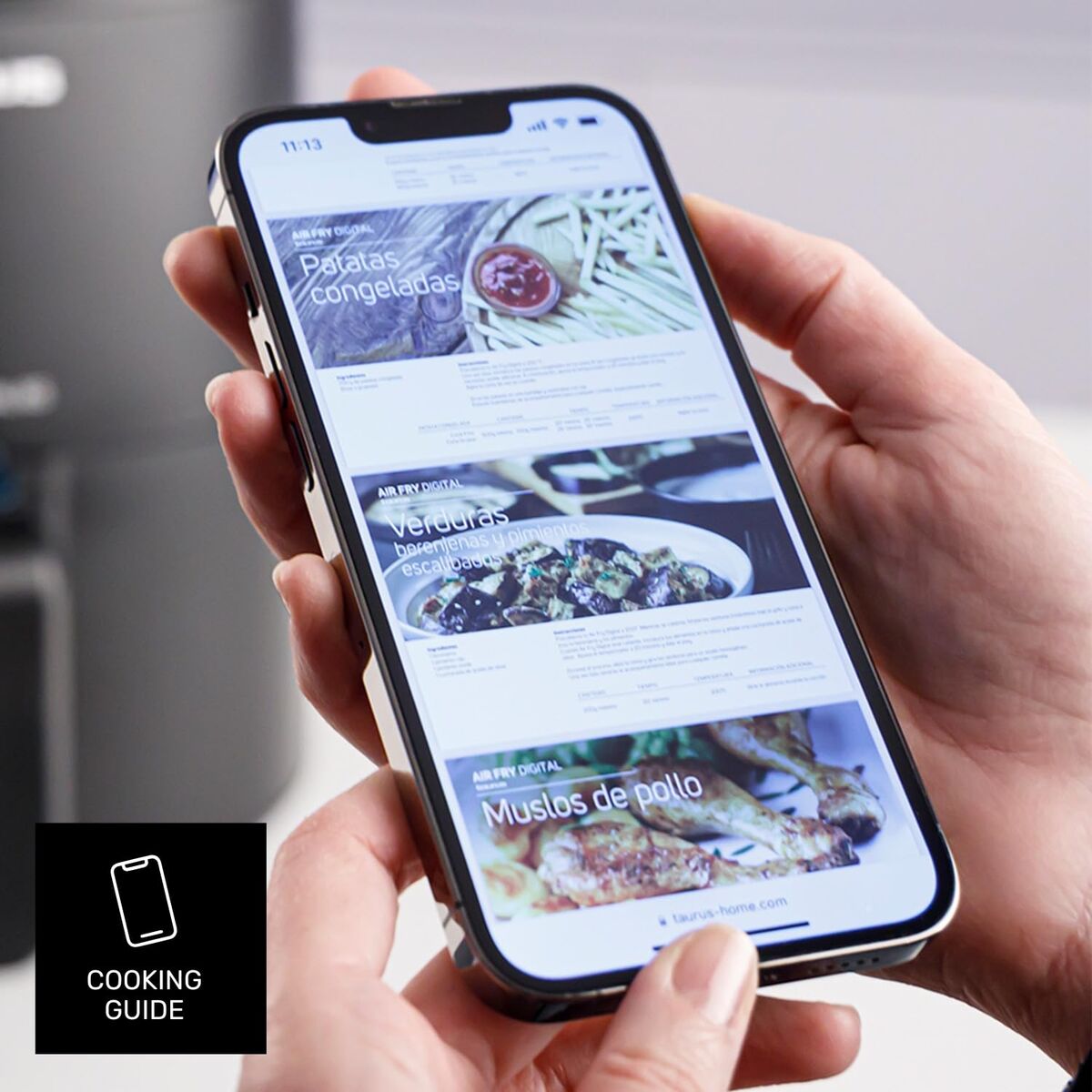 Friteuză cu Aer Taurus 973999000 Negru