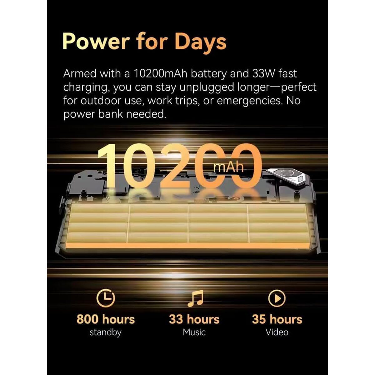 Tabletă Cubot KING KONG MINI 6 GB RAM 128 GB 8,7" Negru