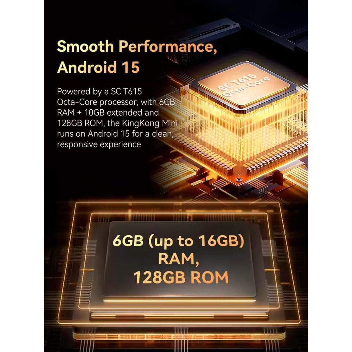 Tabletă Cubot KING KONG MINI 6 GB RAM 128 GB 8,7" Negru