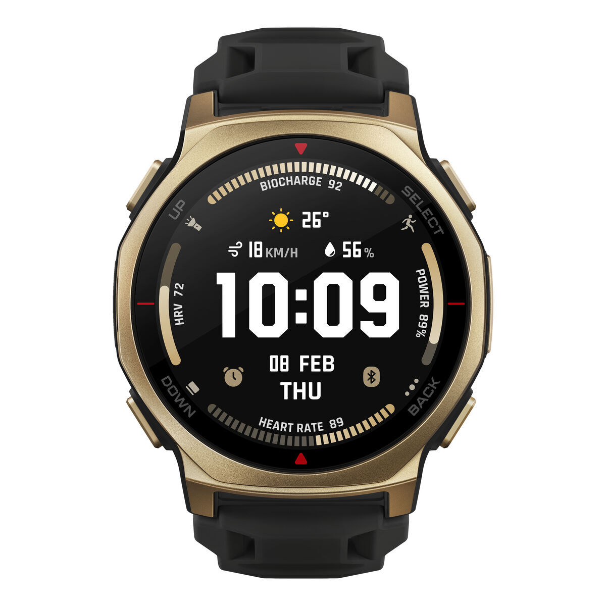 Smartwatch Amazfit W2548GL1N Negru Auriu* Ø 44 mm