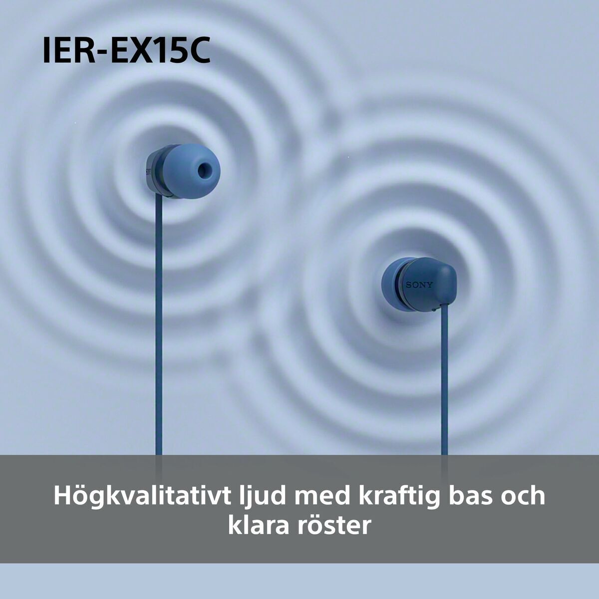 Căști Sony IEREX15CB Negru